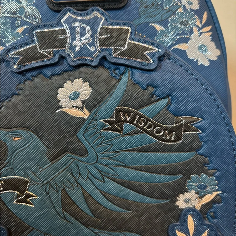 Loungefly Harry Potter Ravenclaw floral mini backpack - Picture 4 of 13
